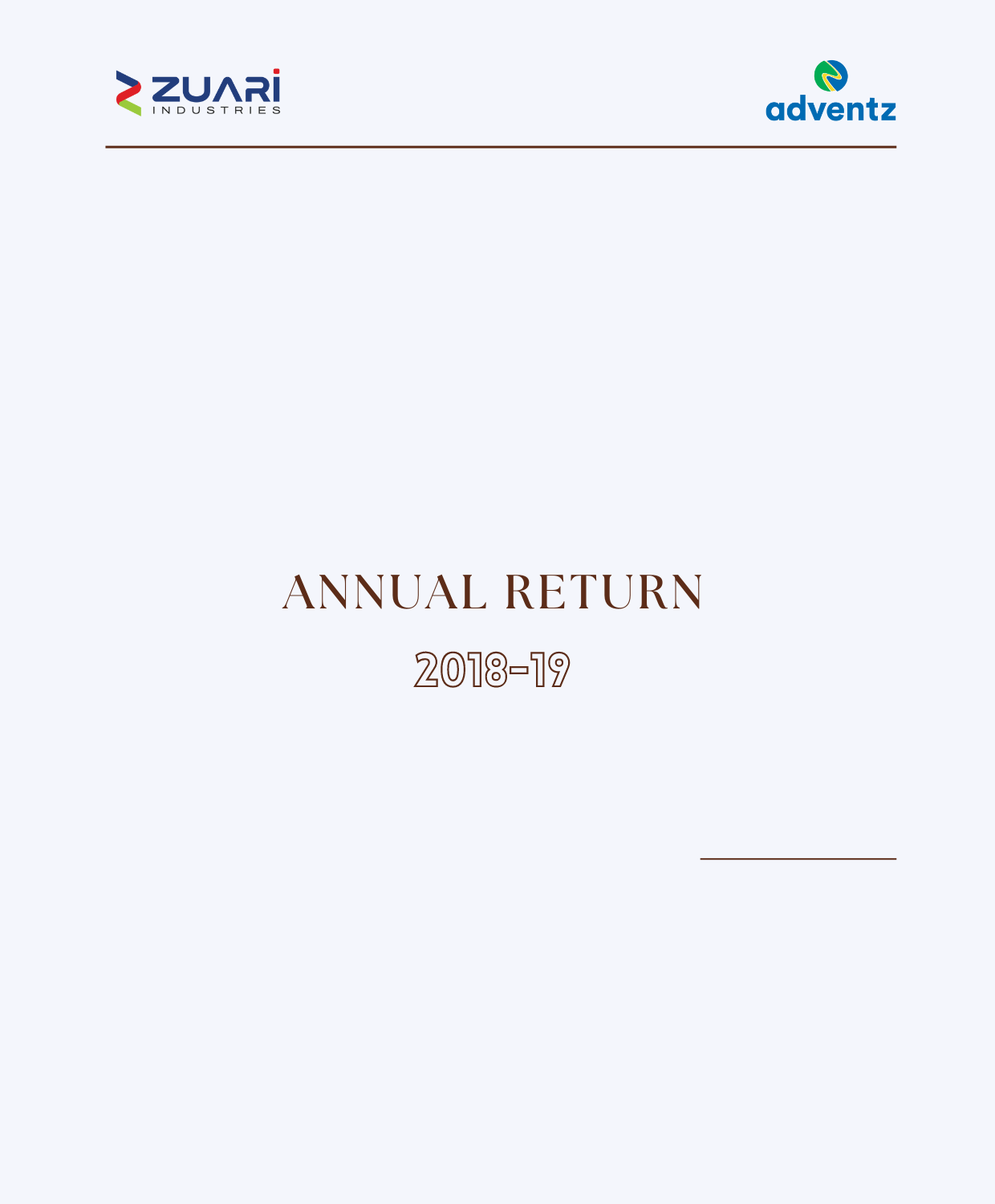 Annual return 2018-19 (Form MGT-9)